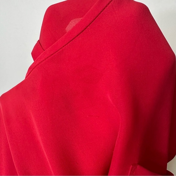 Joie Red Silk Relaxed Blouse size S - Picture 6 of 7